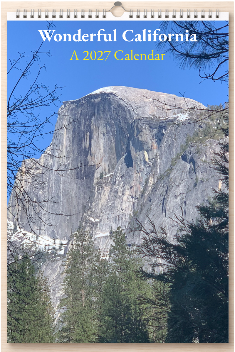 Wonderful California: A 2027 Calendar