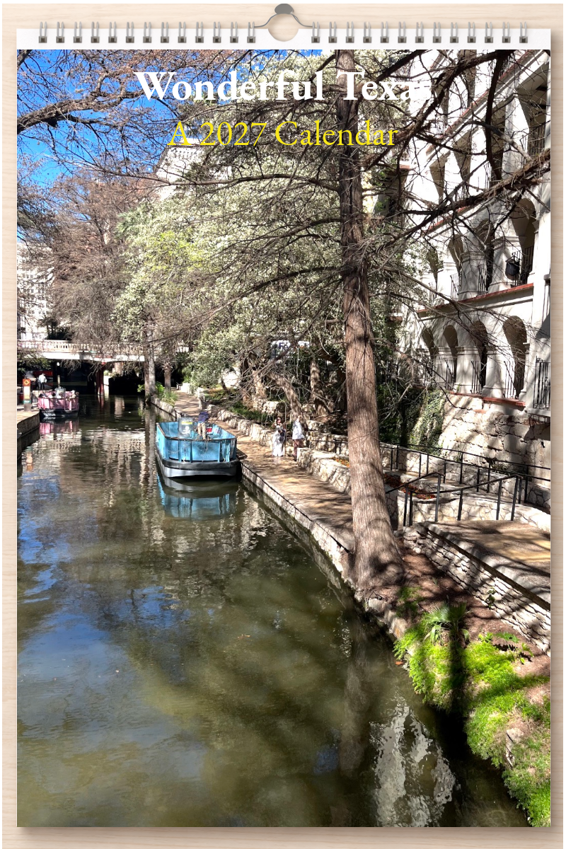 Wonderful Texas: A 2027 Calendar