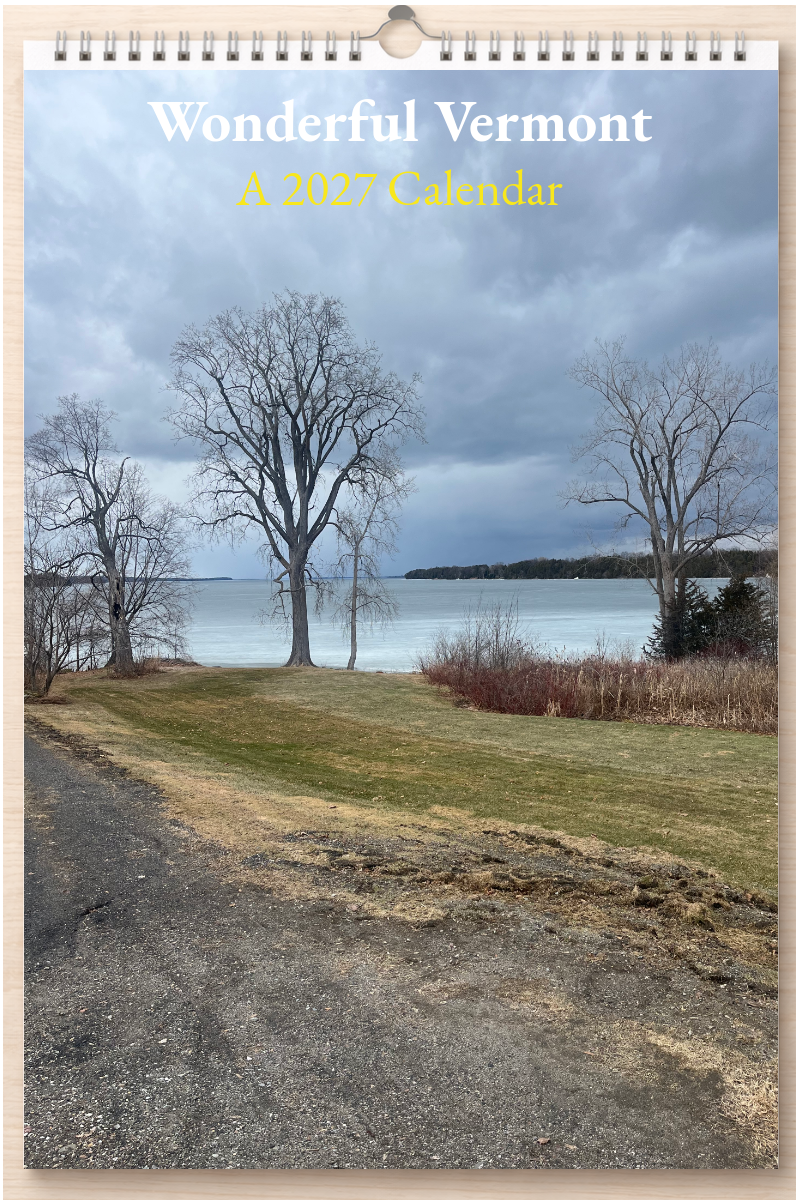 Wonderful Vermont: A 2027 Calendar