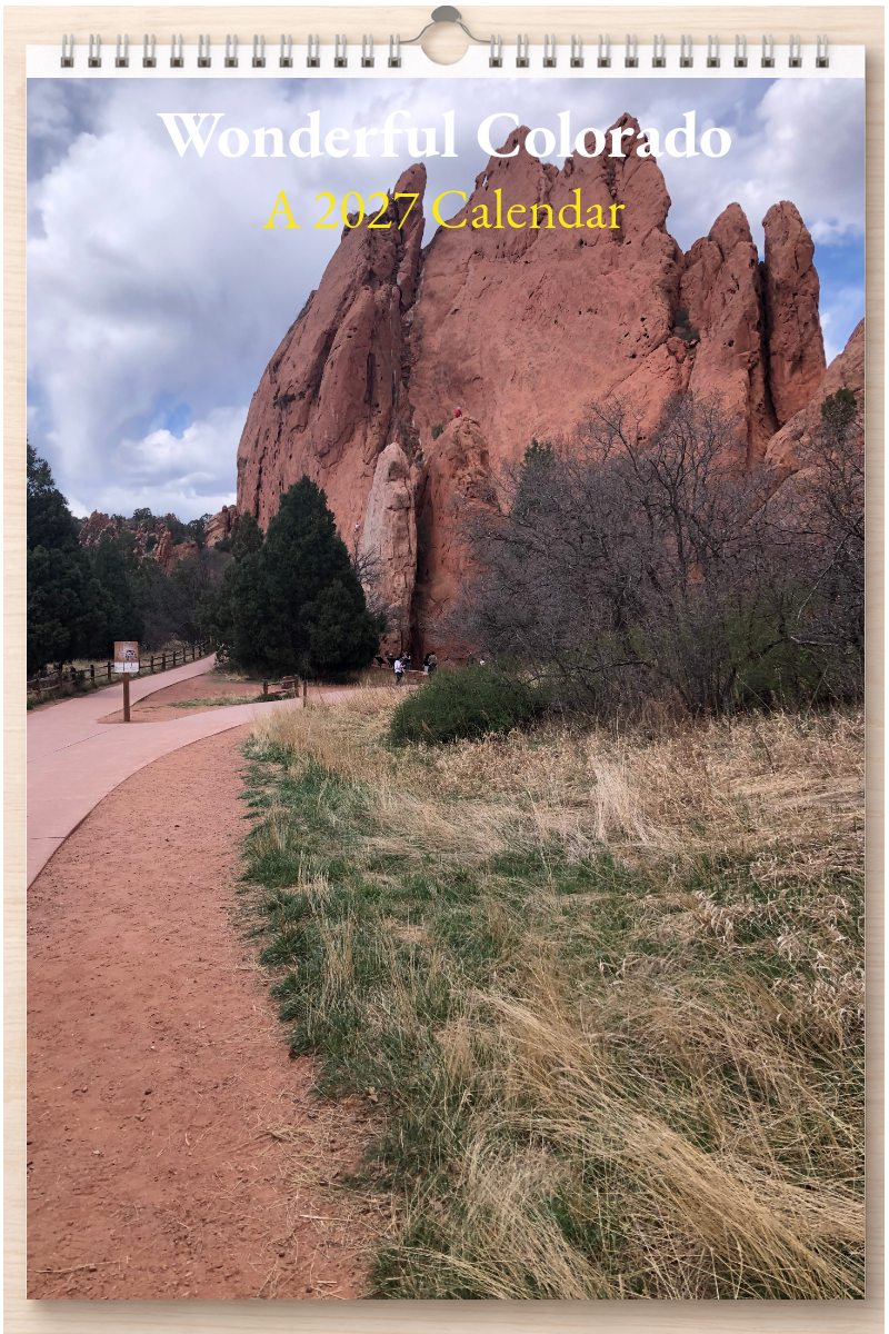 Wonderful Colorado: A 2027 Calendar