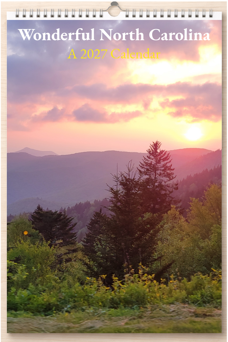 Wonderful North Carolina: A 2027 Calendar