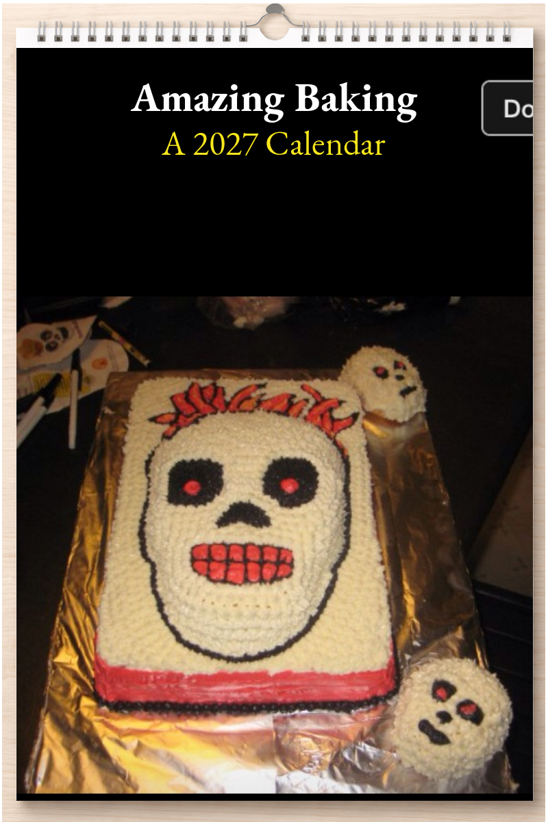 Amazing Baking: A 2027 Calendar