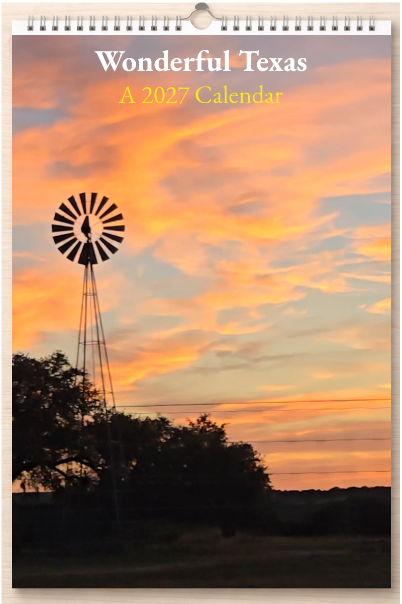 Wonderful Texas: A 2027 Calendar