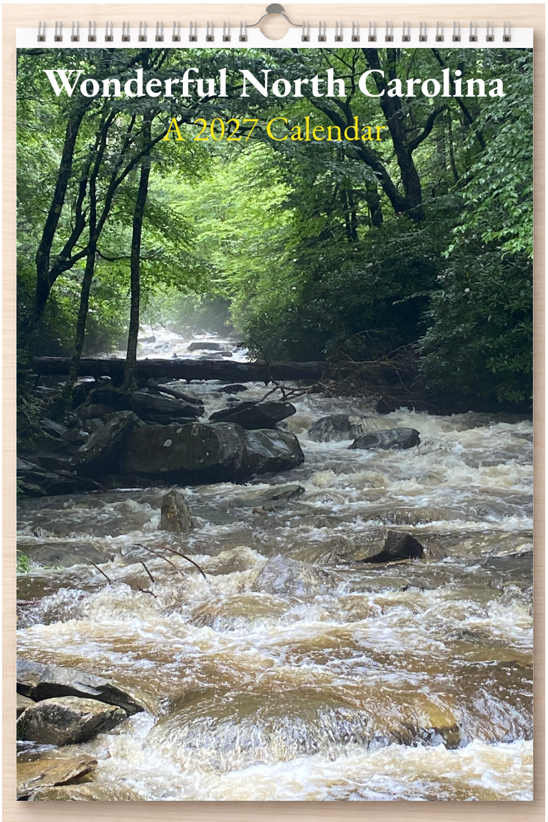 Wonderful North Carolina: A 2027 Calendar