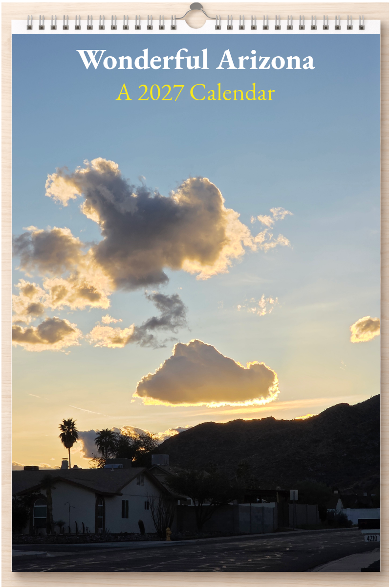 Wonderful Arizona: A 2027 Calendar