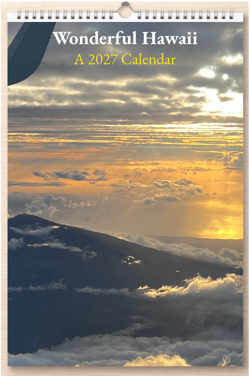 Wonderful Hawaii: A 2027 Calendar