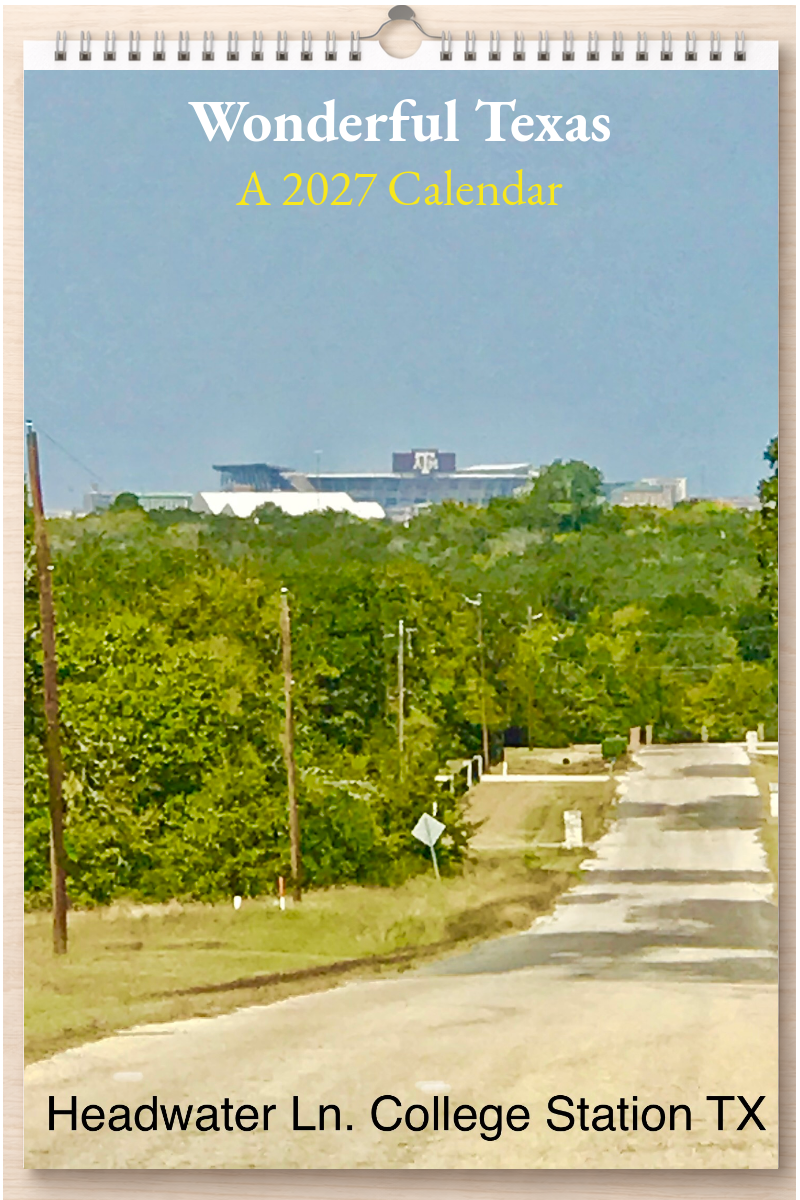 Wonderful Texas: A 2027 Calendar