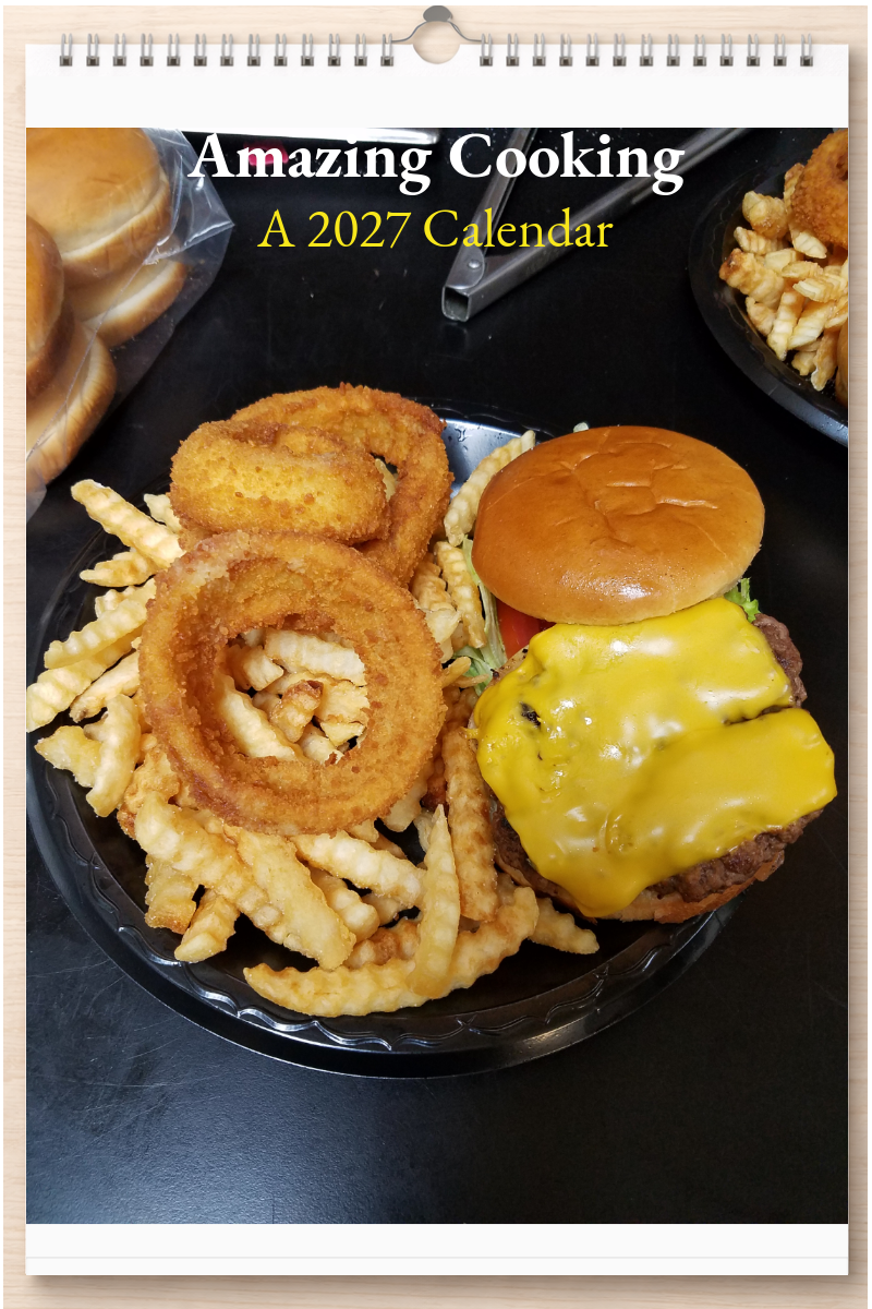 Amazing Cooking: A 2027 Calendar