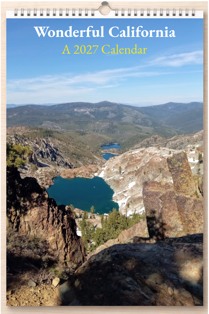 Wonderful California: A 2027 Calendar
