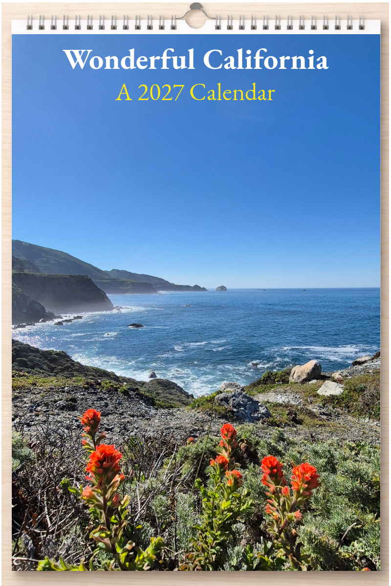 Wonderful California: A 2027 Calendar