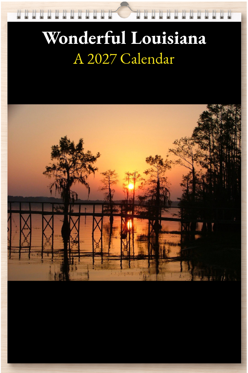Wonderful Louisiana: A 2027 Calendar