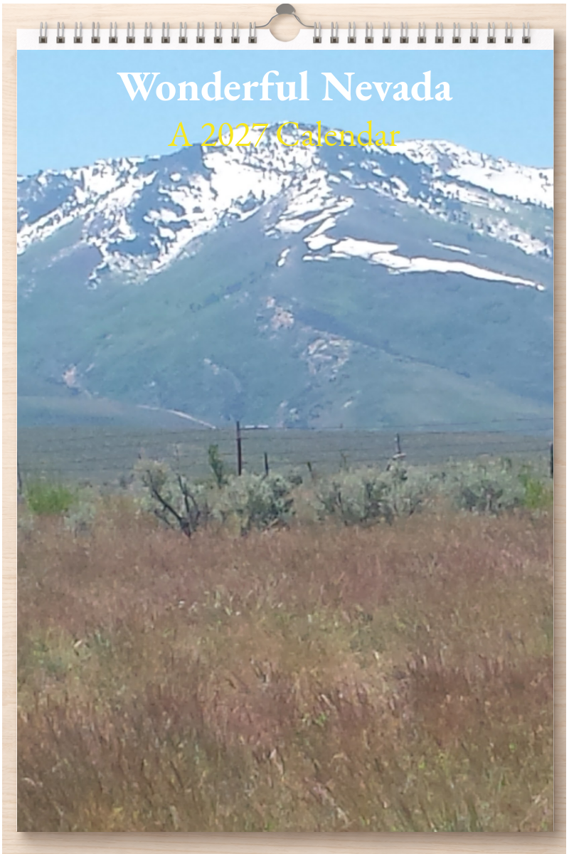Wonderful Nevada: A 2027 Calendar