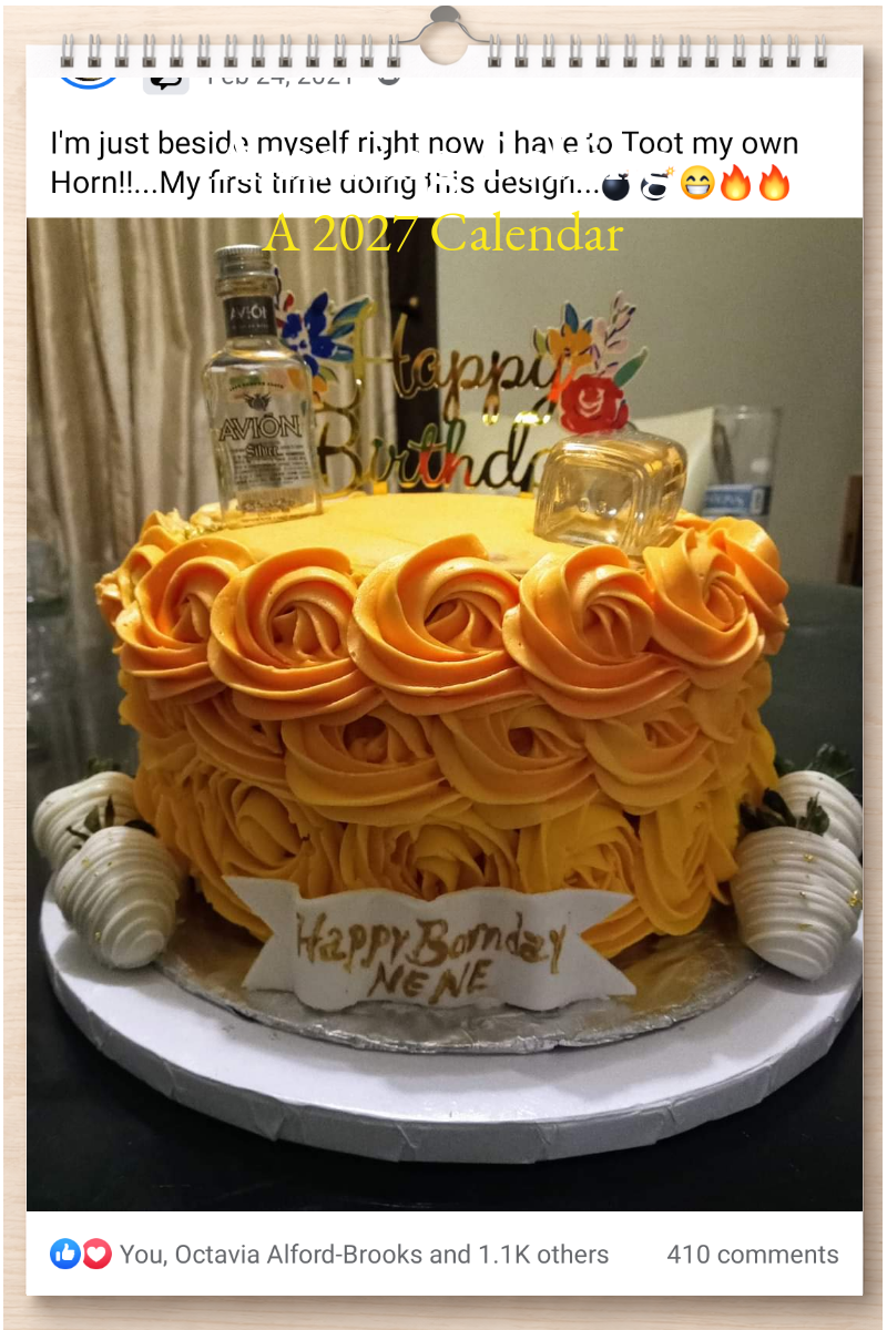 Amazing Baking: A 2027 Calendar
