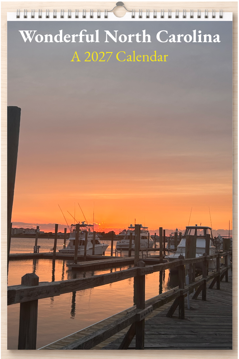 Wonderful North Carolina: A 2027 Calendar