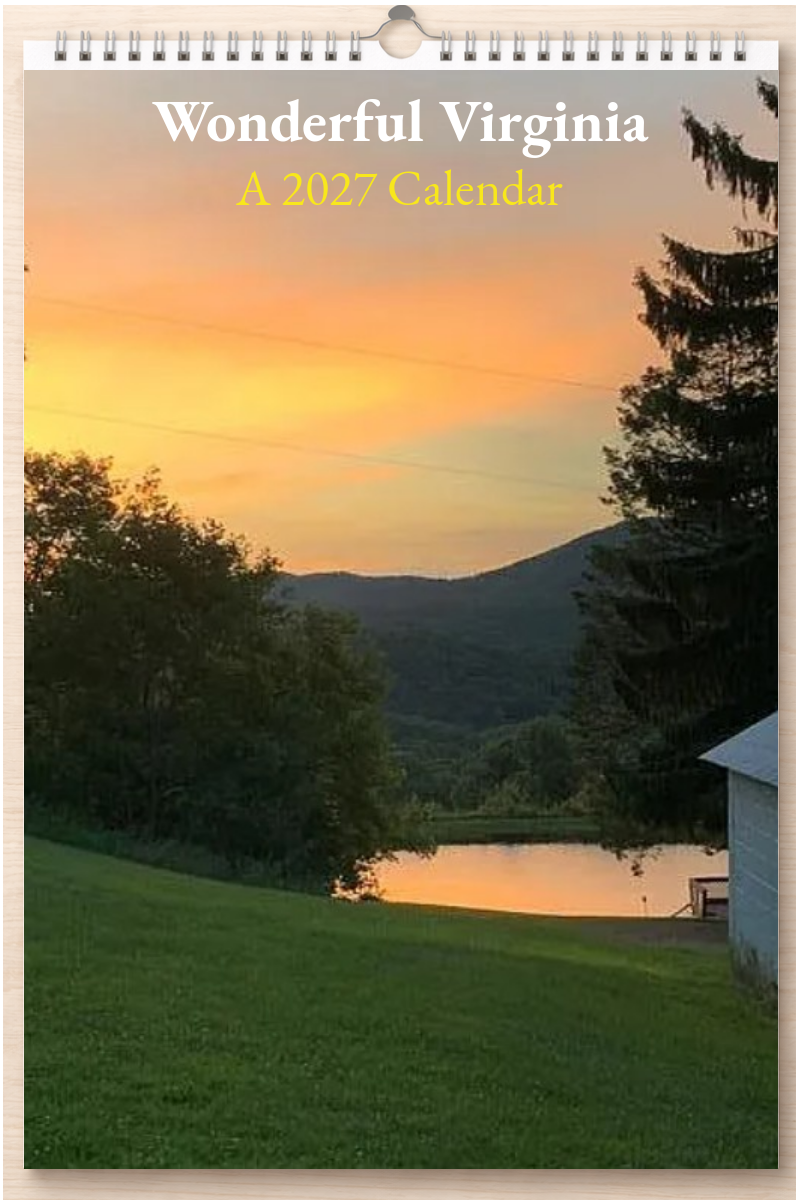 Wonderful Virginia: A 2027 Calendar