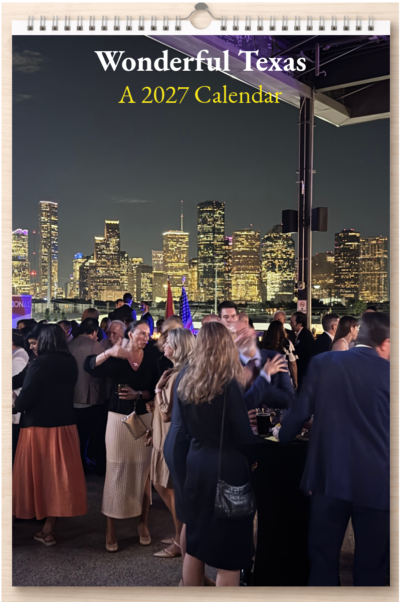 Wonderful Texas: A 2027 Calendar