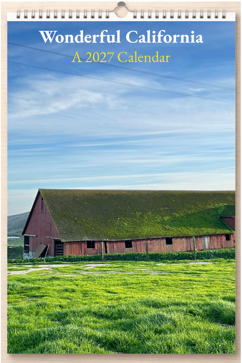 Wonderful California: A 2027 Calendar
