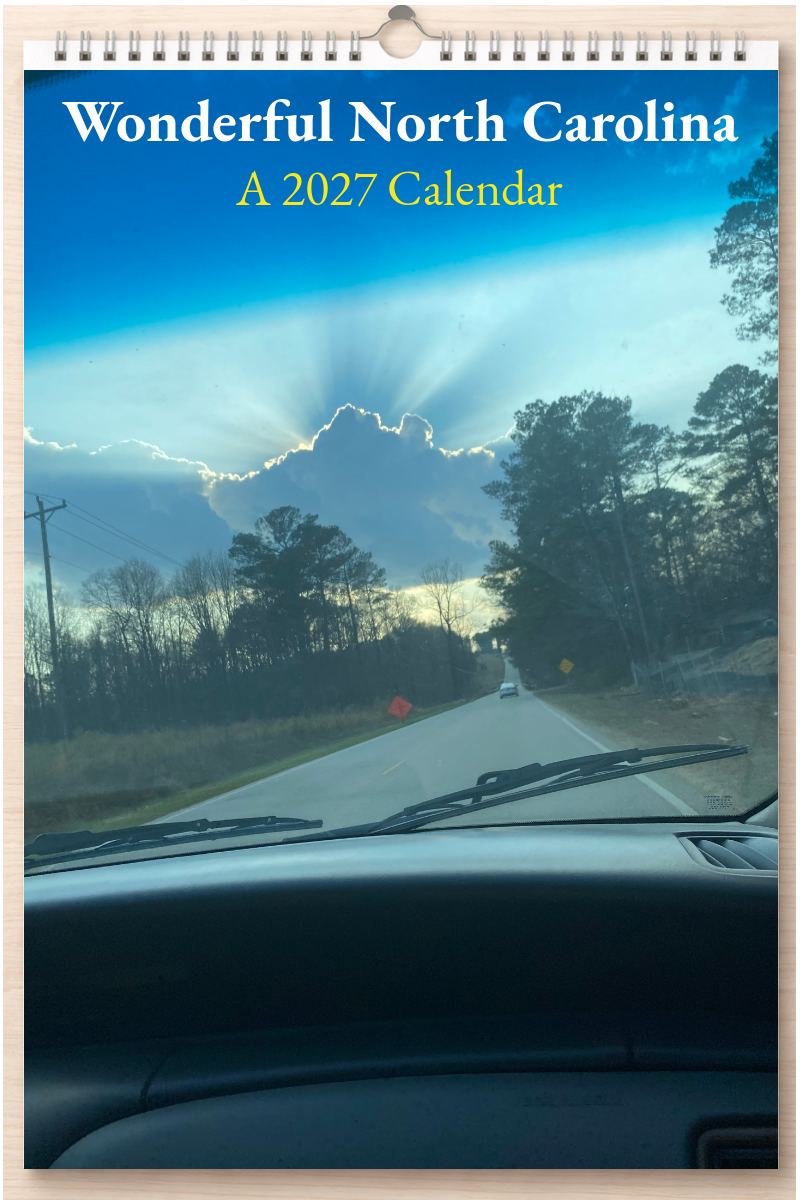 Wonderful North Carolina: A 2027 Calendar