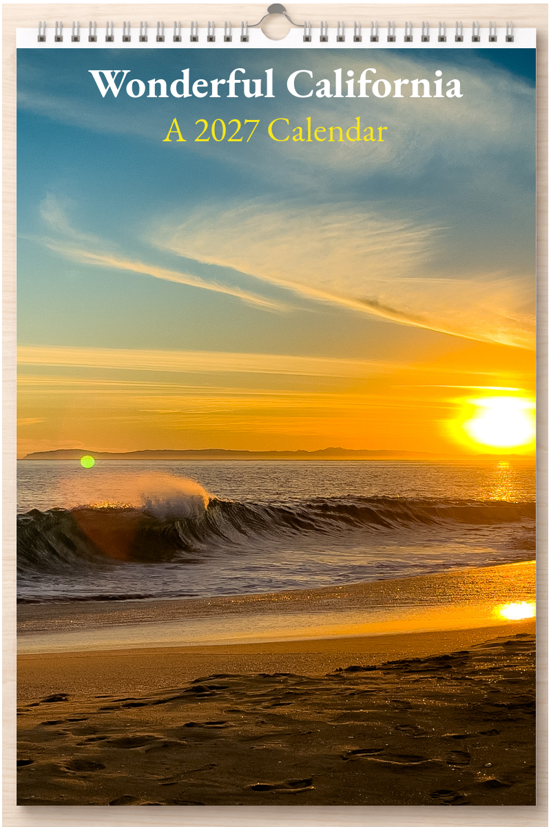 Wonderful California: A 2027 Calendar