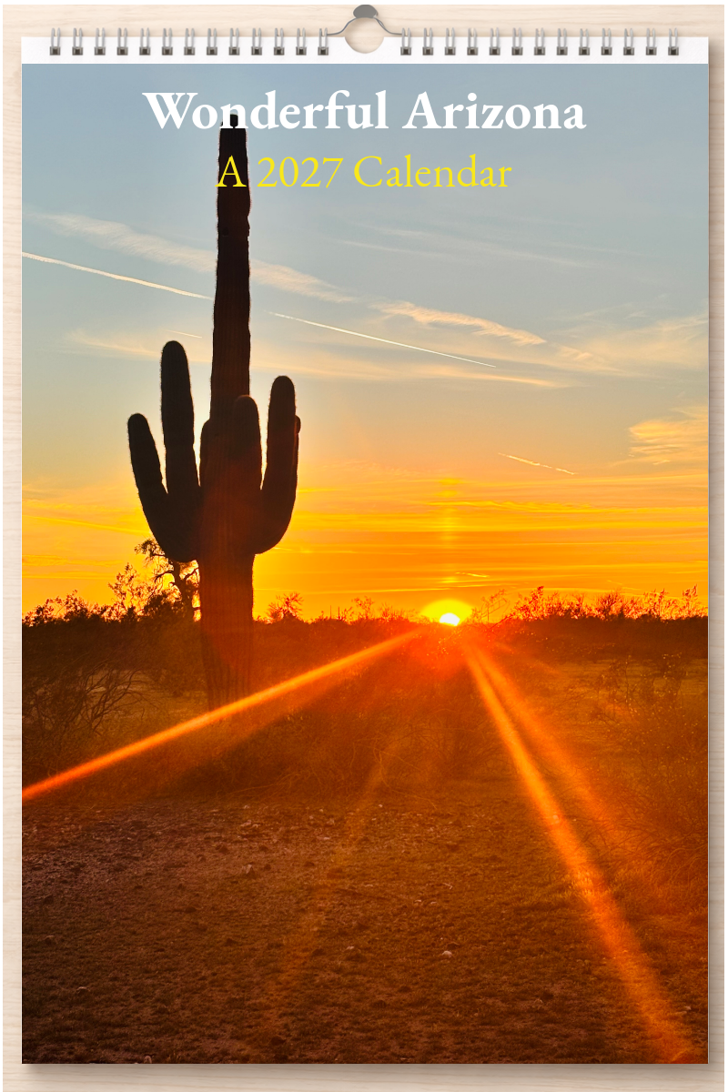 Wonderful Arizona: A 2027 Calendar