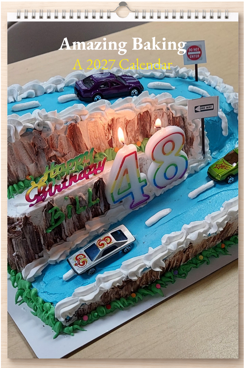 Amazing Baking: A 2027 Calendar
