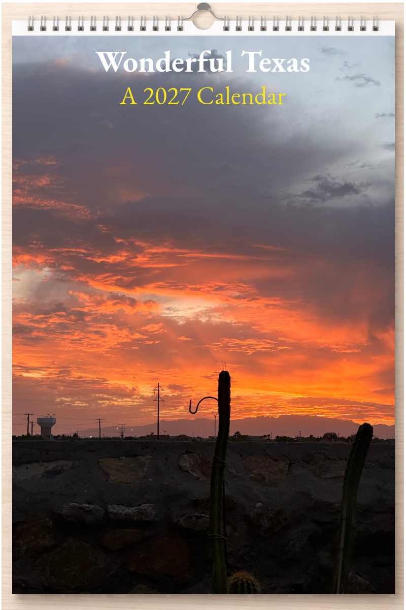 Wonderful Texas: A 2027 Calendar