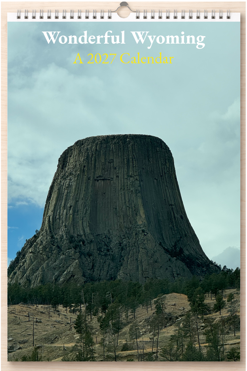 Wonderful Wyoming: A 2027 Calendar
