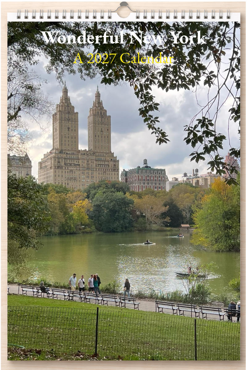 Wonderful New York: A 2027 Calendar
