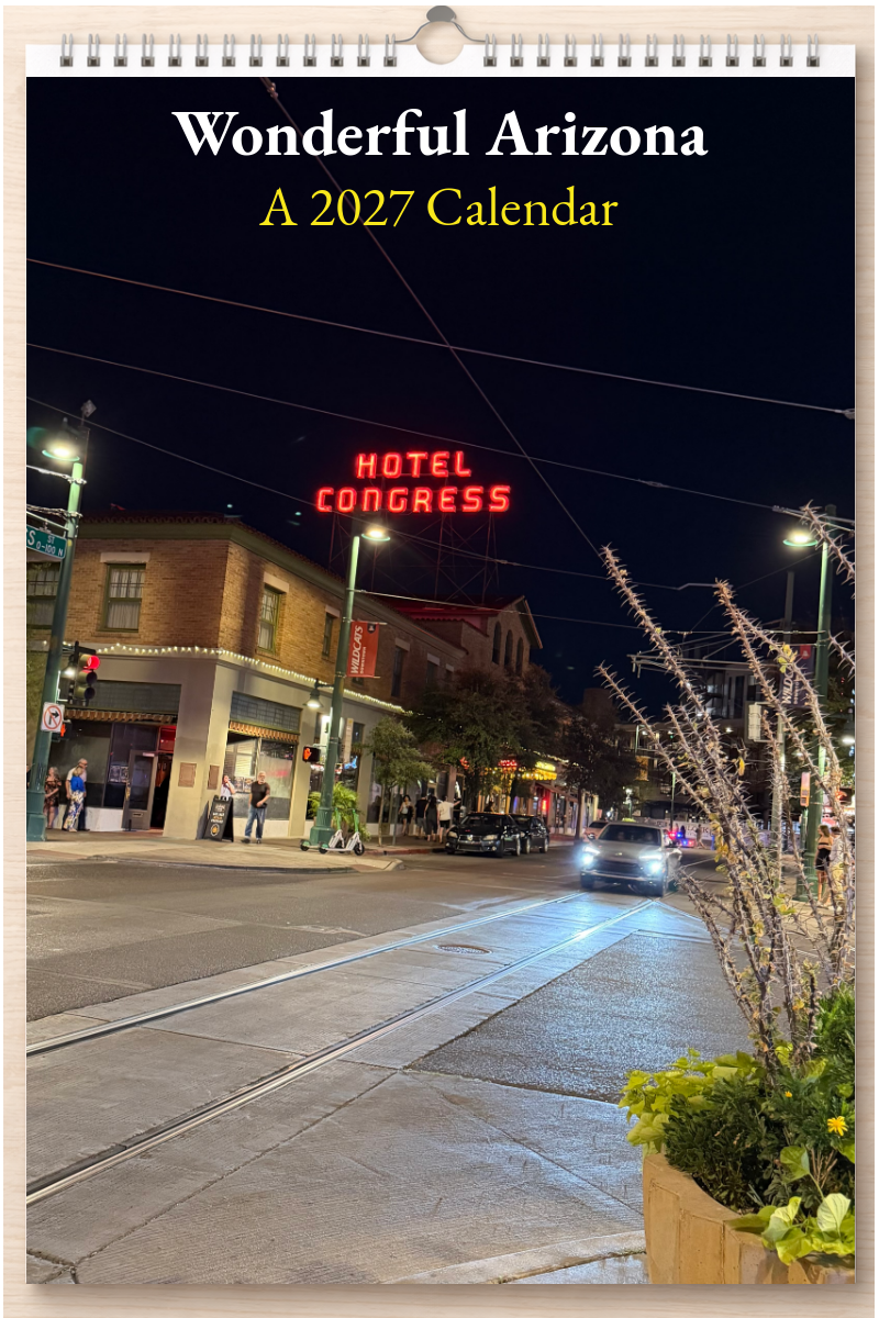 Wonderful Arizona: A 2027 Calendar
