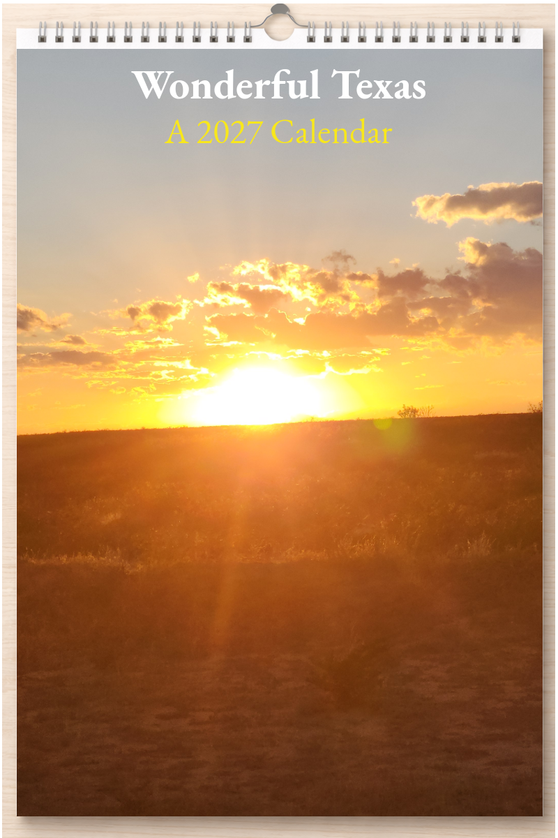 Wonderful Texas: A 2027 Calendar