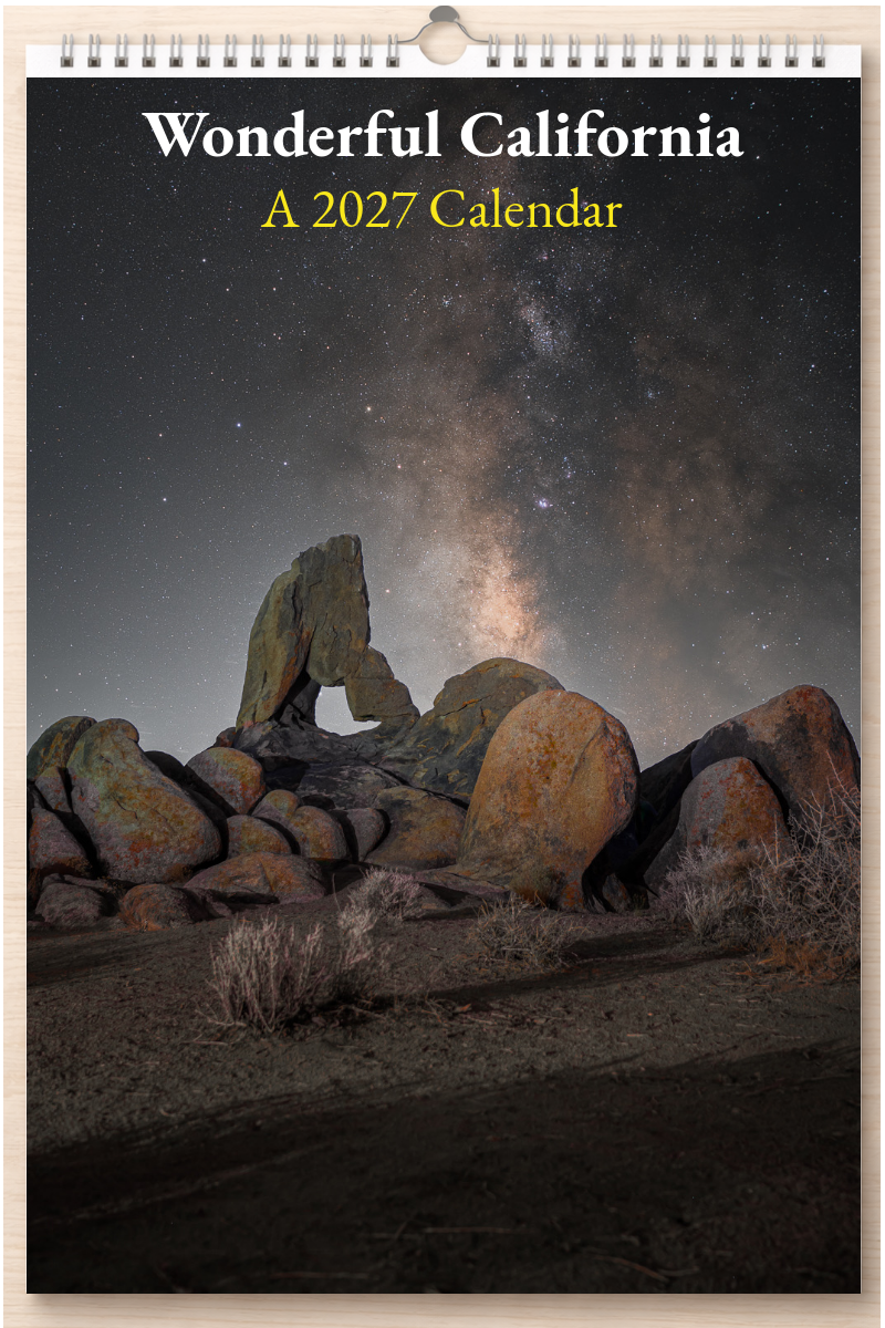 Wonderful California: A 2027 Calendar