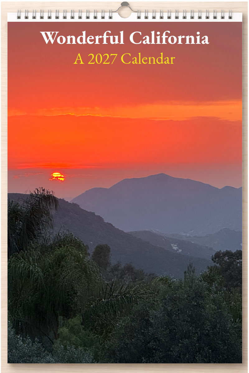 Wonderful California: A 2027 Calendar