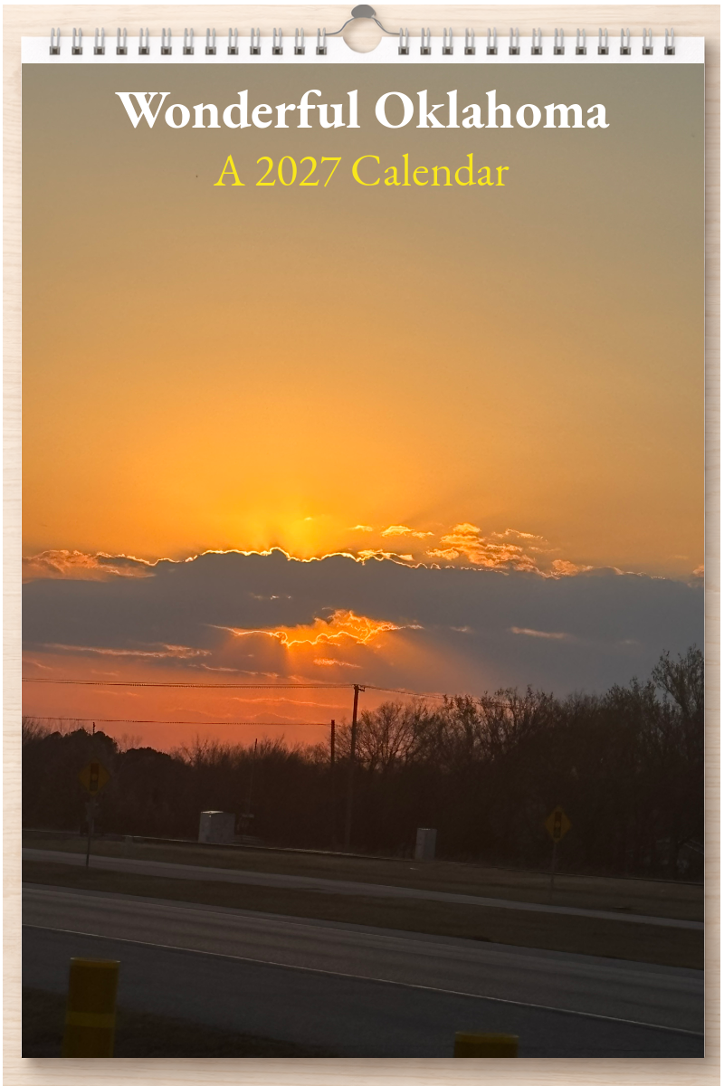 Wonderful Oklahoma: A 2027 Calendar