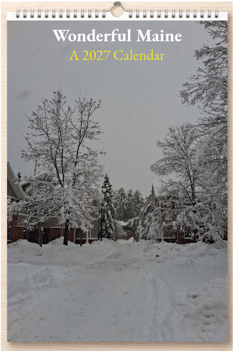 Wonderful Maine: A 2027 Calendar