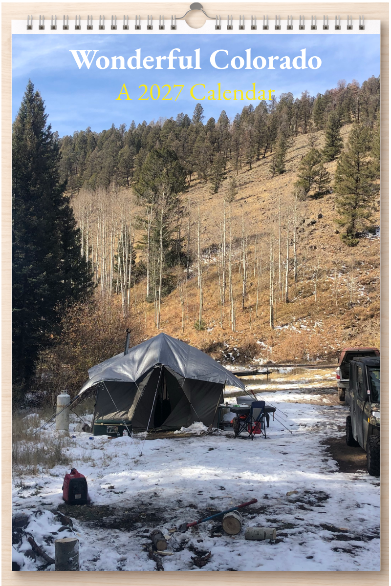 Wonderful Colorado: A 2027 Calendar