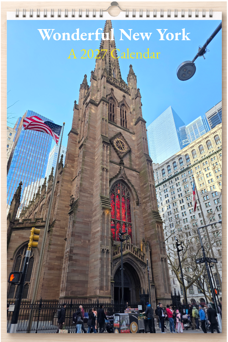 Wonderful New York: A 2027 Calendar