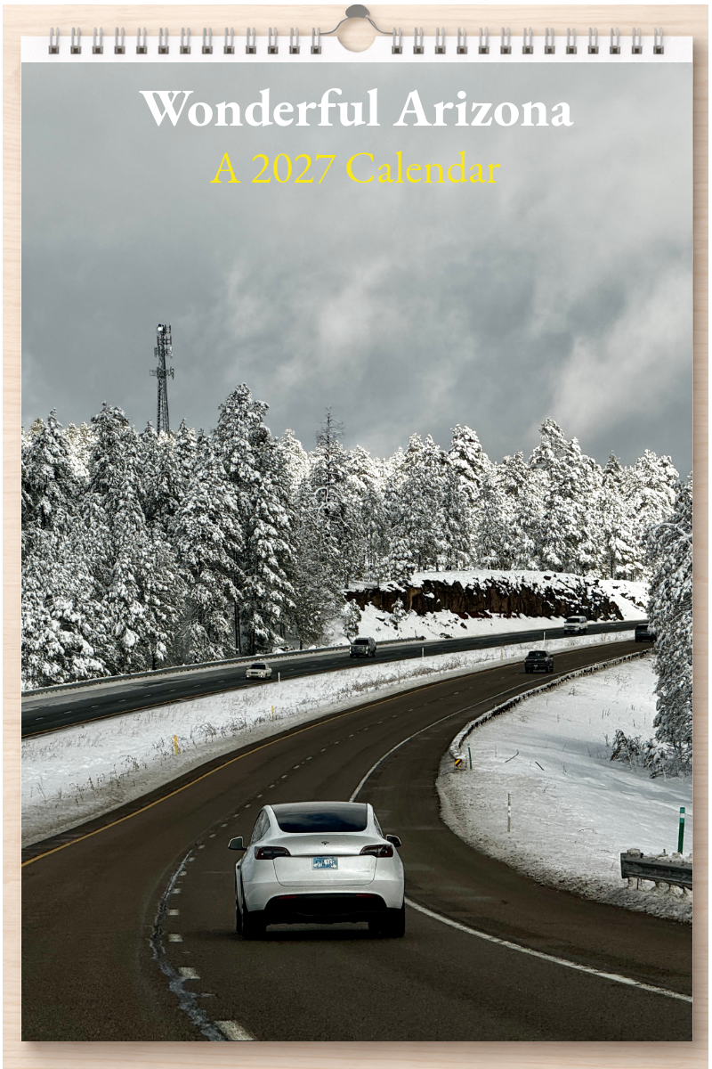 Wonderful Arizona: A 2027 Calendar