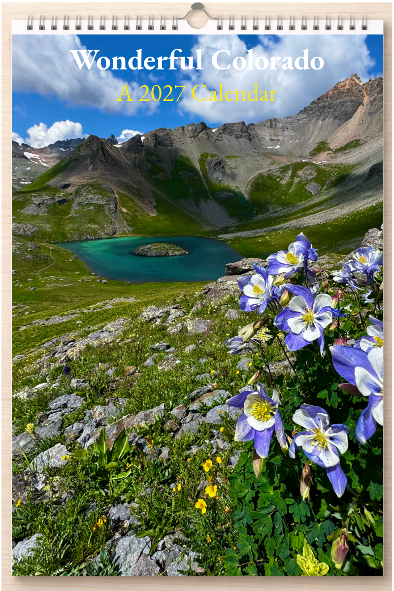 Wonderful Colorado: A 2027 Calendar