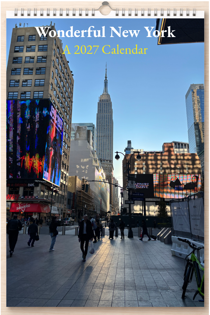 Wonderful New York: A 2027 Calendar