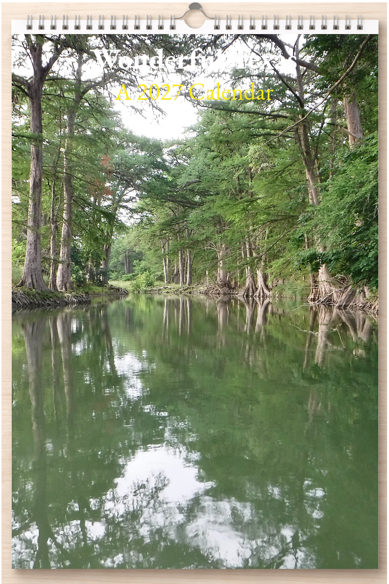 Wonderful Texas: A 2027 Calendar