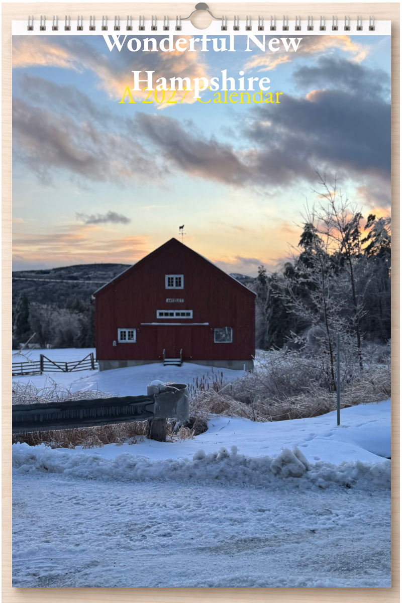 Wonderful New Hampshire: A 2027 Calendar