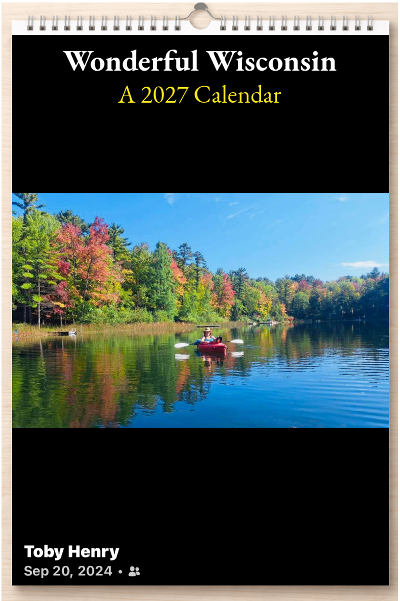 Wonderful Wisconsin: A 2027 Calendar