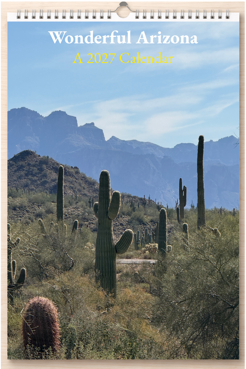 Wonderful Arizona: A 2027 Calendar