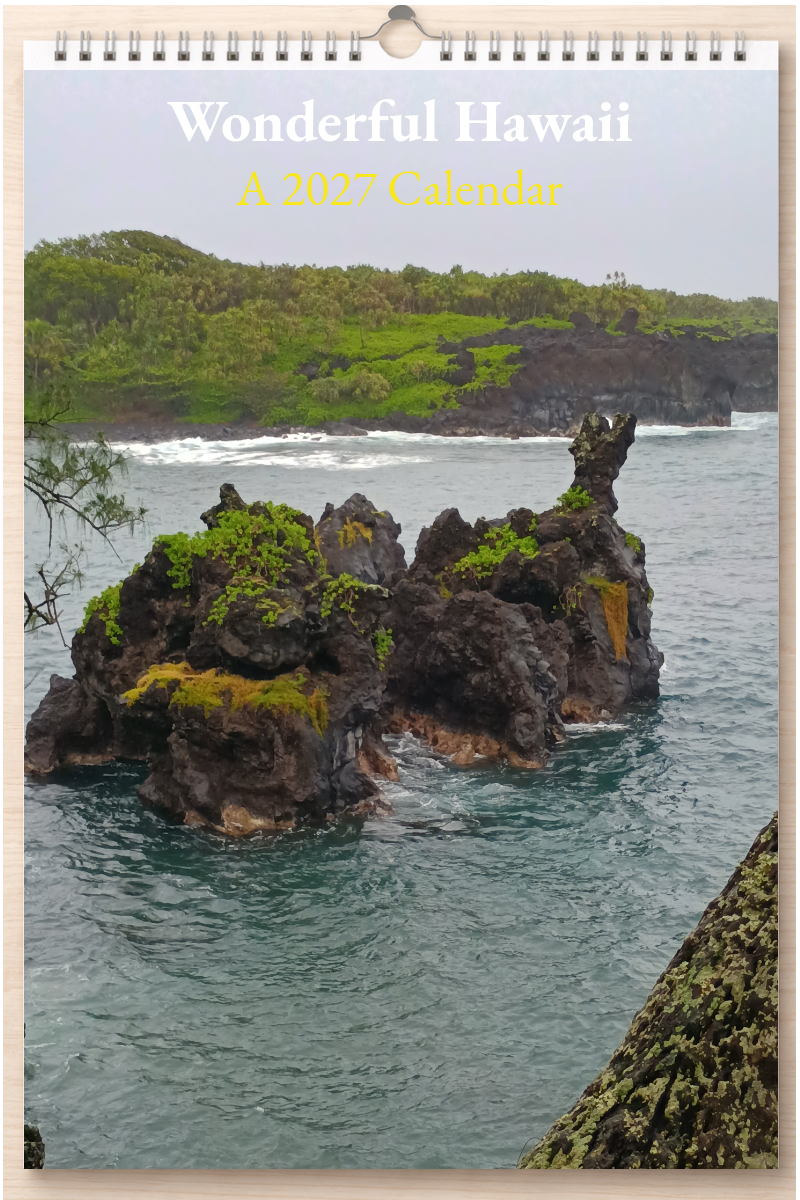 Wonderful Hawaii: A 2027 Calendar