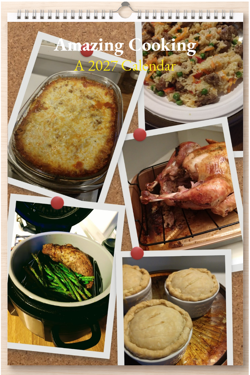 Amazing Cooking: A 2027 Calendar