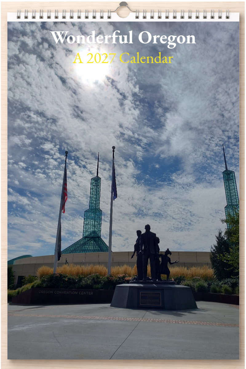 Wonderful Oregon: A 2027 Calendar