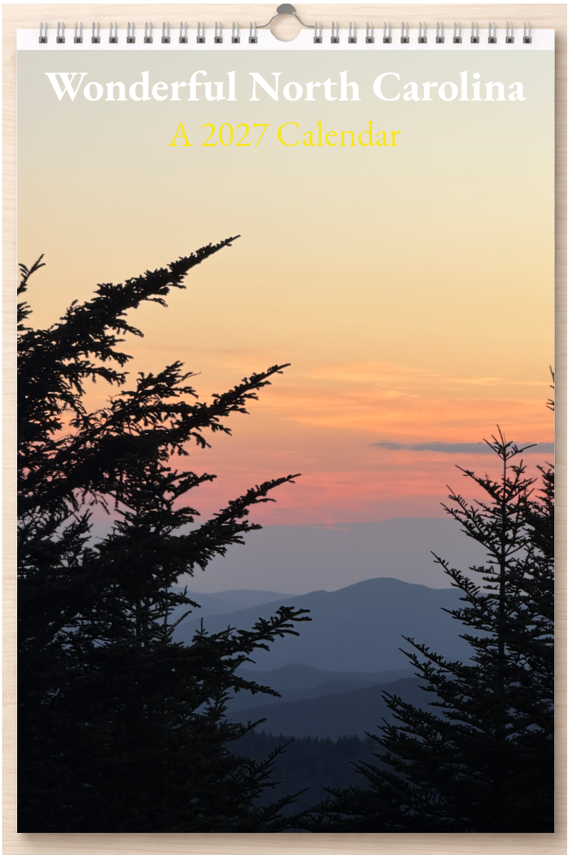 Wonderful North Carolina: A 2027 Calendar