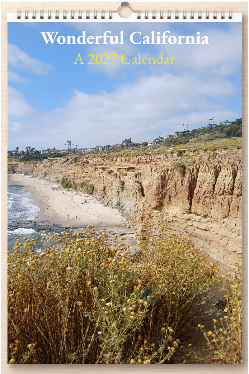 Wonderful California: A 2027 Calendar