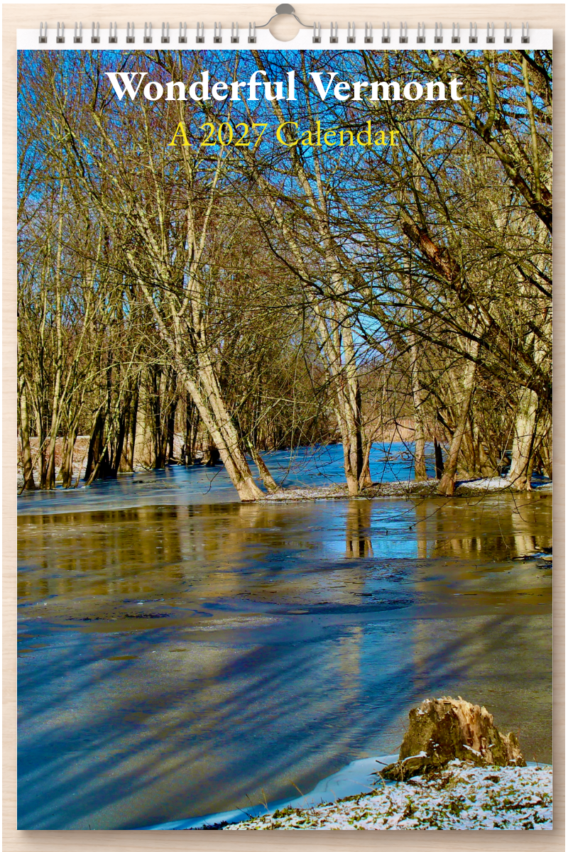 Wonderful Vermont: A 2027 Calendar