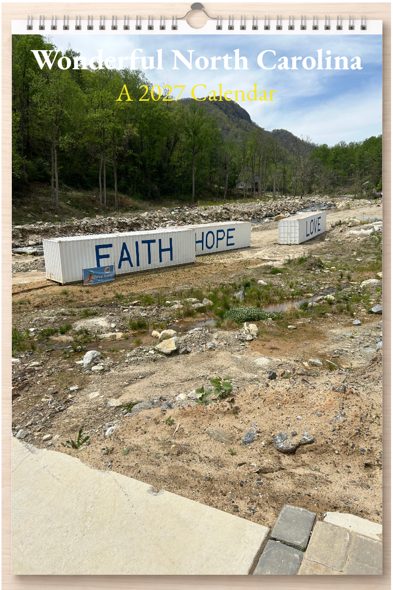 Wonderful North Carolina: A 2027 Calendar